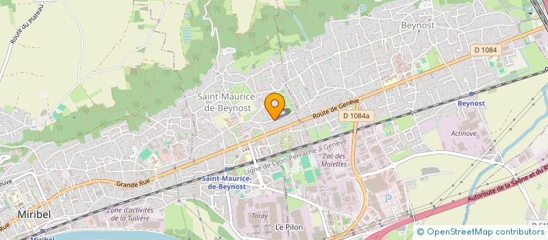 localisation de l'entreprise MONSIEUR ANIS OUJI  SAINT-MAURICE-DE-BEYNOST