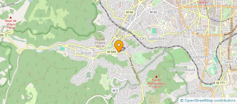 localisation de l'entreprise MONSIEUR ANIS OUMEZZAOUCHE  ROYAT