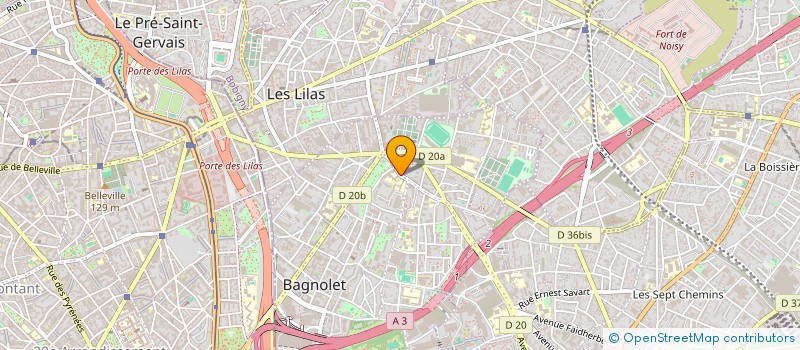 localisation de l'entreprise MONSIEUR ANIS SAIDANI à BAGNOLET