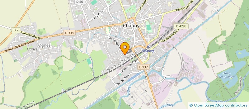 localisation de l'entreprise MONSIEUR ANIS SAIDI  CHAUNY