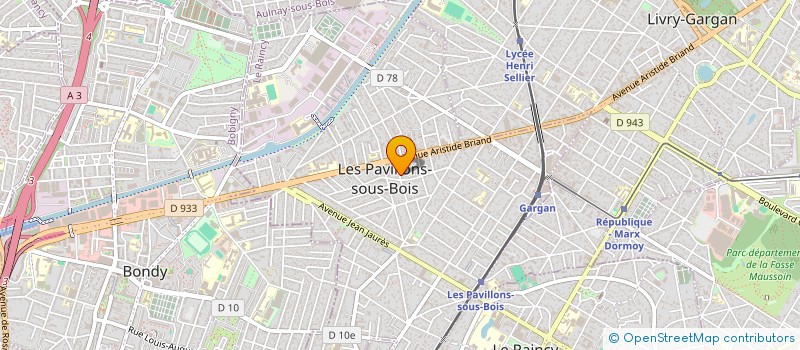 localisation de l'entreprise MONSIEUR ANIS SAIDI  LES PAVILLONS-SOUS-BOIS