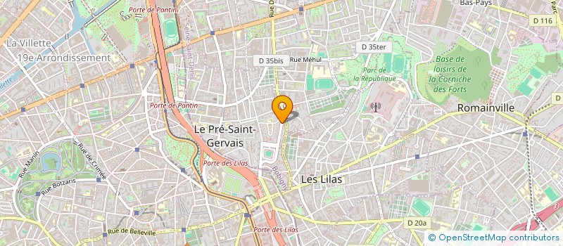 localisation de l'entreprise MONSIEUR ANIS SALABLAB à LE PRE-SAINT-GERVAIS