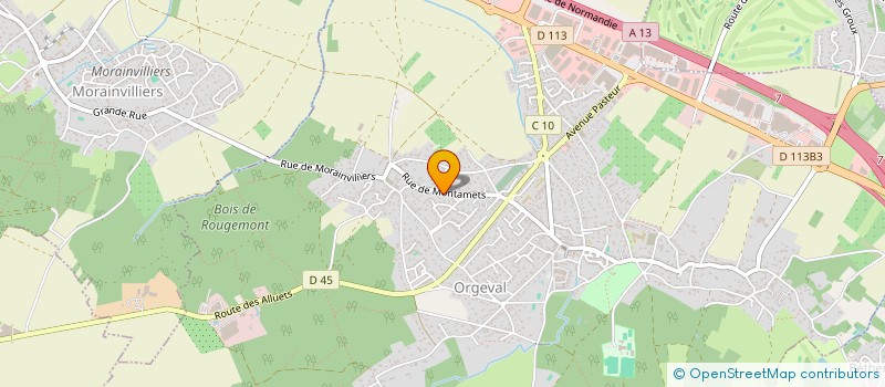 localisation de l'entreprise MONSIEUR ANIS SALEHI  ORGEVAL