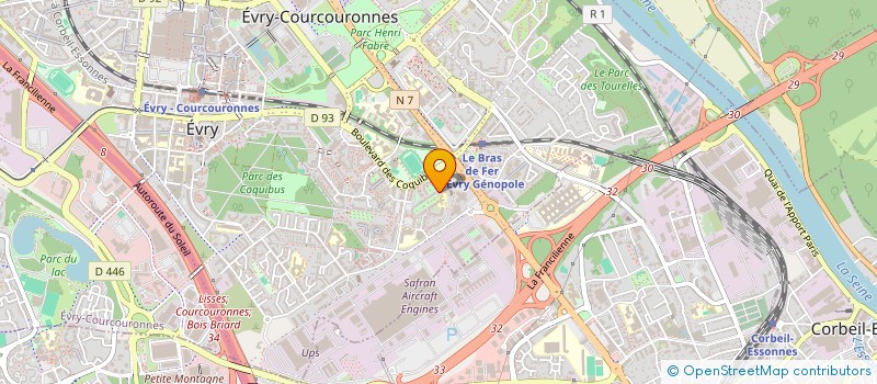 localisation de l'entreprise MONSIEUR ANIS SELLAMI à EVRY-COURCOURONNES