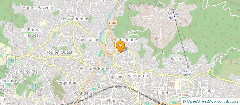 localisation de l'entreprise MONSIEUR ANIS SLOUMA  TOULON