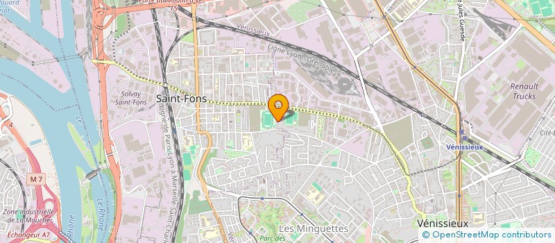 localisation de l'entreprise MONSIEUR ANIS TURKI  VENISSIEUX