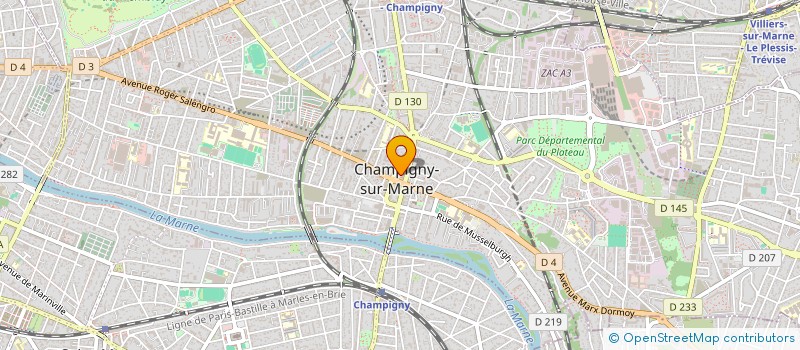 localisation de l'entreprise MONSIEUR ANIS YACINE à CHAMPIGNY-SUR-MARNE