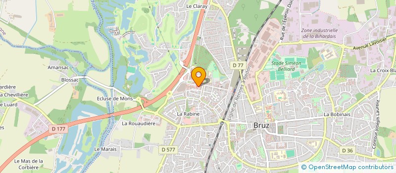 localisation de l'entreprise MONSIEUR ANIS ZEBICHE  BRUZ