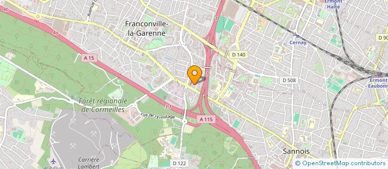 localisation de l'entreprise MONSIEUR ANIS ZOGHLAMI  SANNOIS