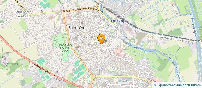 localisation de l'entreprise MONSIEUR ANISS ATTAR  SAINT-OMER