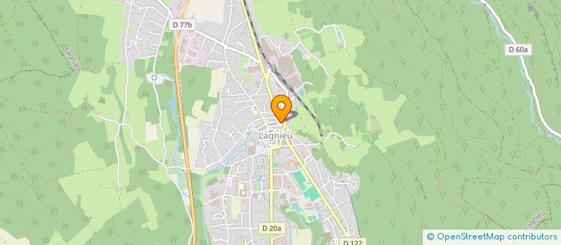 localisation de l'entreprise MONSIEUR ANISS BEN BRAHIM  LAGNIEU