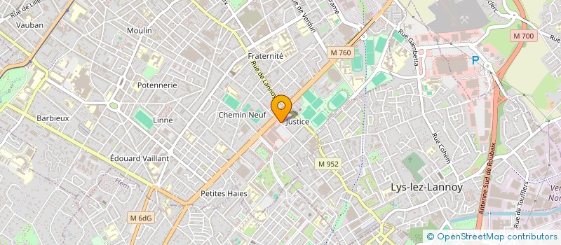 localisation de l'entreprise MONSIEUR ANISS MAHJOUBA  ROUBAIX