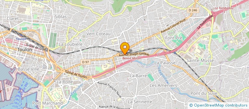 localisation de l'entreprise MONSIEUR ANISS MEHREZ  TOULON