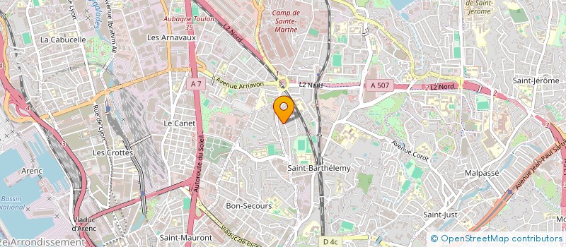 localisation de l'entreprise MONSIEUR ANISS SAID ALI  MARSEILLE