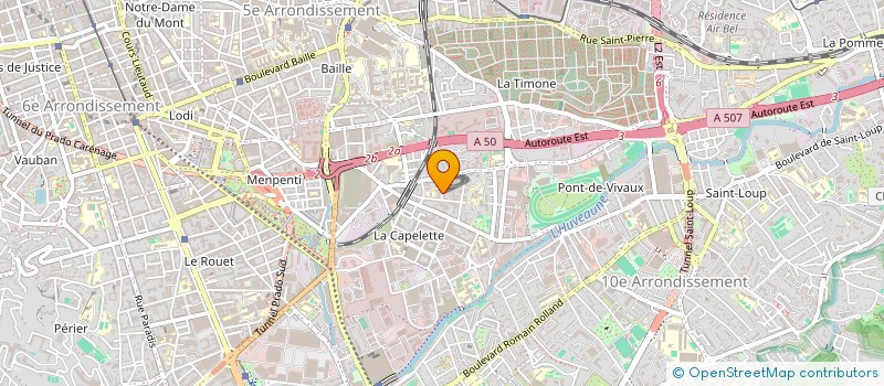 localisation de l'entreprise MONSIEUR ANISSE BOUCHNEB  MARSEILLE 10EME