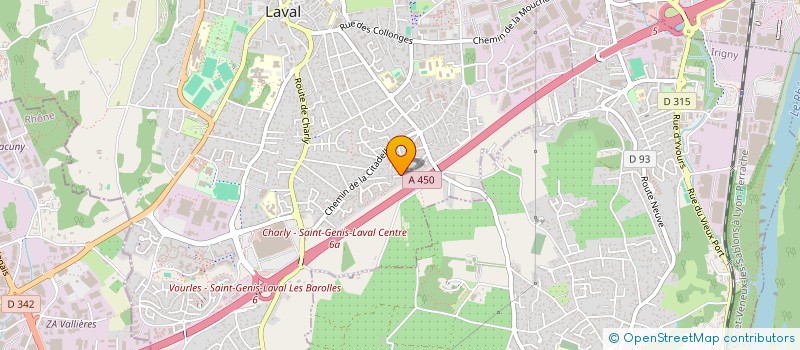 localisation de l'entreprise MONSIEUR ANISSE BOUTRIF  SAINT-GENIS-LAVAL