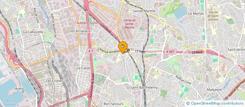 localisation de l'entreprise MONSIEUR ANISSE CHAIB EDDOUR à MARSEILLE