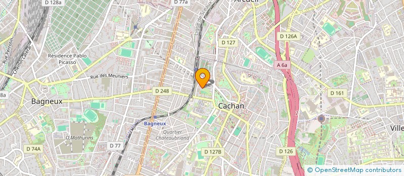 localisation de l'entreprise MONSIEUR ANISSE GHOZAL  CACHAN