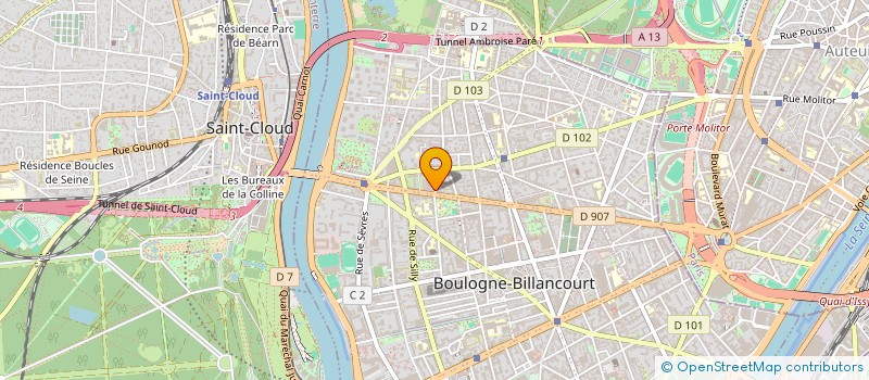 localisation de l'entreprise MONSIEUR ANISSE HELMOT à BOULOGNE-BILLANCOURT