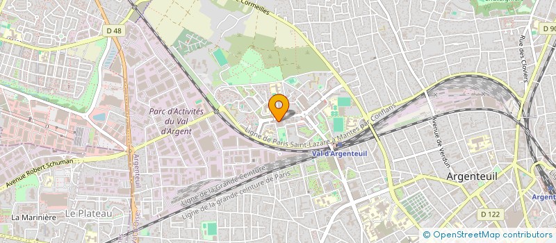 localisation de l'entreprise MONSIEUR ANISSE LARBI  ARGENTEUIL