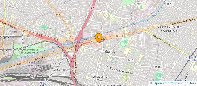 localisation de l'entreprise MONSIEUR ANISSE MEHTAL  BONDY