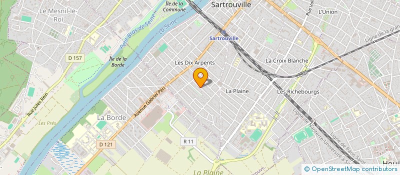 localisation de l'entreprise MONSIEUR ANISUR KHANDAKER  SAINT-LEU-LA-FORET