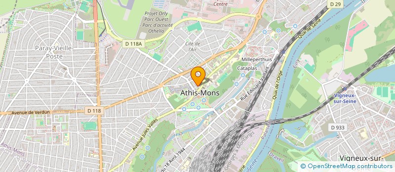 localisation de l'entreprise MONSIEUR ANJA ANDRIANJOHARY à ATHIS-MONS