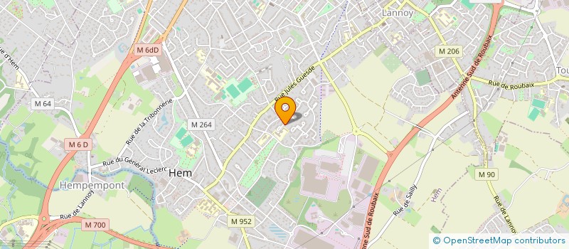 localisation de l'entreprise MONSIEUR ANJA RANTOANINA  HEM