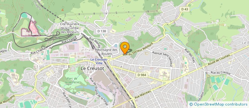 localisation de l'entreprise MONSIEUR ANJELY DEVILLIER à LE CREUSOT