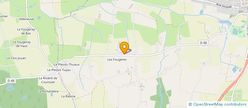 localisation de l'entreprise MONSIEUR ANJO SAUVAGE  GUIGNEN