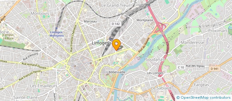 localisation de l'entreprise MONSIEUR ANKIDINE MOHAMADI à LIMOGES