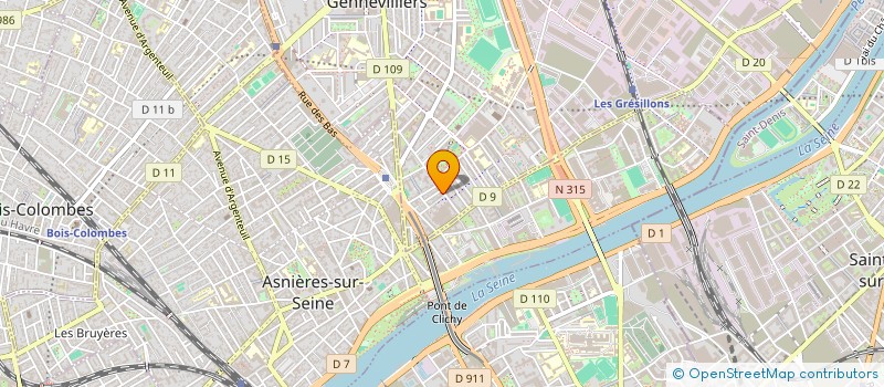 localisation de l'entreprise MONSIEUR ANKITKUMAR PANDYA à GENNEVILLIERS