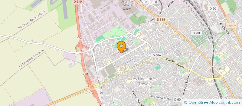 localisation de l'entreprise MONSIEUR ANLAMINE DAROUSSI  LA CHAPELLE-SAINT-LUC