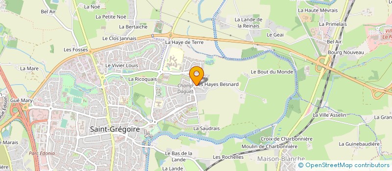 localisation de l'entreprise MONSIEUR ANLI BEDJA  SAINT-GREGOIRE