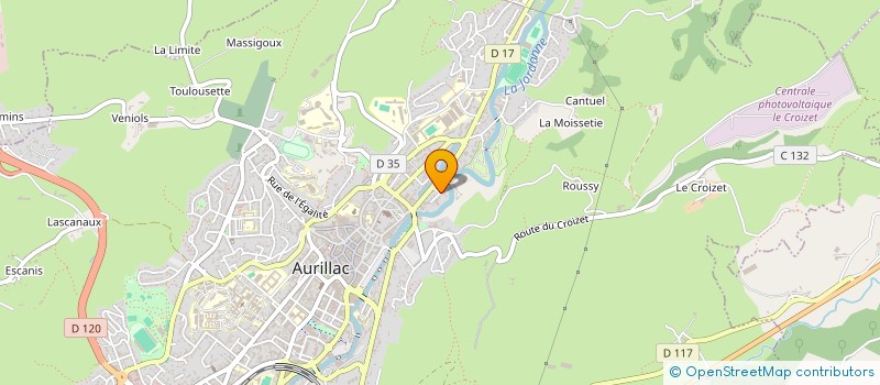 localisation de l'entreprise MONSIEUR ANLI MAJANI à AURILLAC
