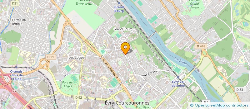 localisation de l'entreprise MONSIEUR ANLIM DAOUDA à EVRY-COURCOURONNES