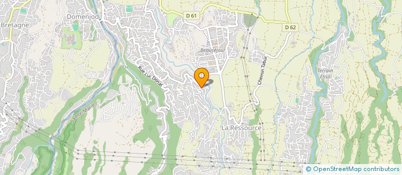 localisation de l'entreprise MONSIEUR ANLY ALLAOUI  SAINTE-MARIE