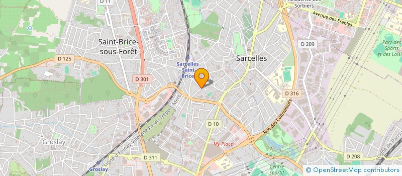 localisation de l'entreprise MONSIEUR ANNAIC PENON à SARCELLES