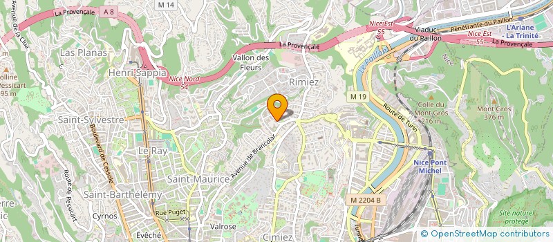 localisation de l'entreprise MONSIEUR ANNE DELACHET à NICE