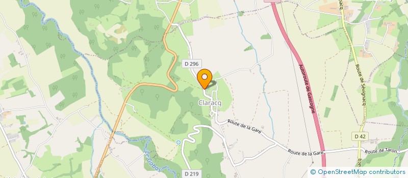 localisation de l'entreprise MONSIEUR ANNE-GAEL CASTALDO  CLARACQ