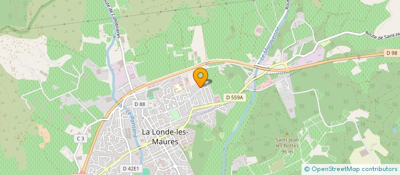 localisation de l'entreprise MONSIEUR ANNE JACQUEMIN à LA LONDE-LES-MAURES