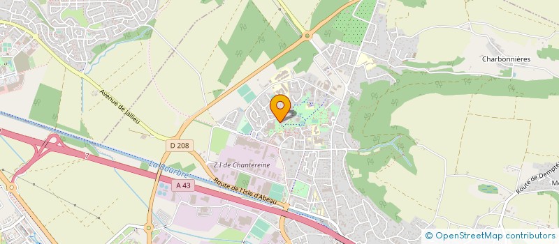 localisation de l'entreprise MONSIEUR ANNE MILLET  BOURGOIN-JALLIEU