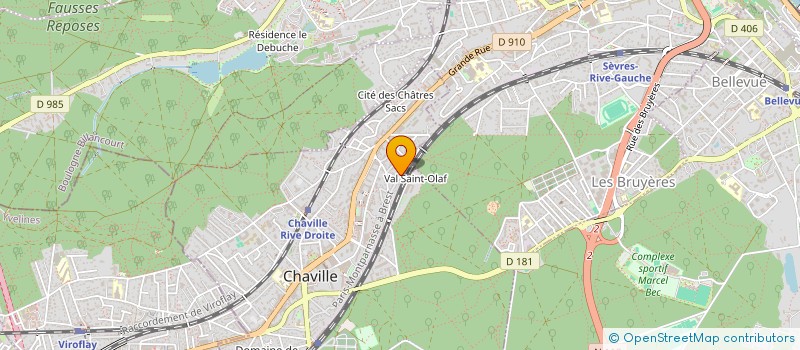 localisation de l'entreprise MONSIEUR ANNE ROUGNON à CHAVILLE