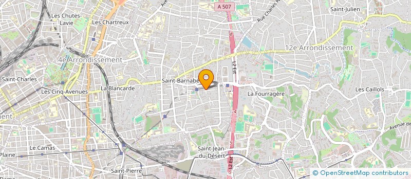 localisation de l'entreprise MONSIEUR ANNE-SOPHIE BODART à MARSEILLE