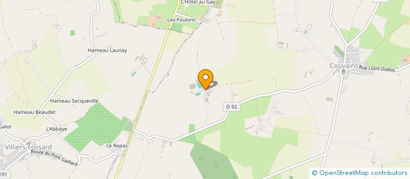 localisation de l'entreprise MONSIEUR ANNE-SOPHIE GERUSZ  COUVAINS