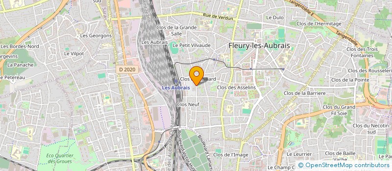 localisation de l'entreprise MONSIEUR ANNE-STEPHANIE GENTILS à FLEURY LES AUBRAIS