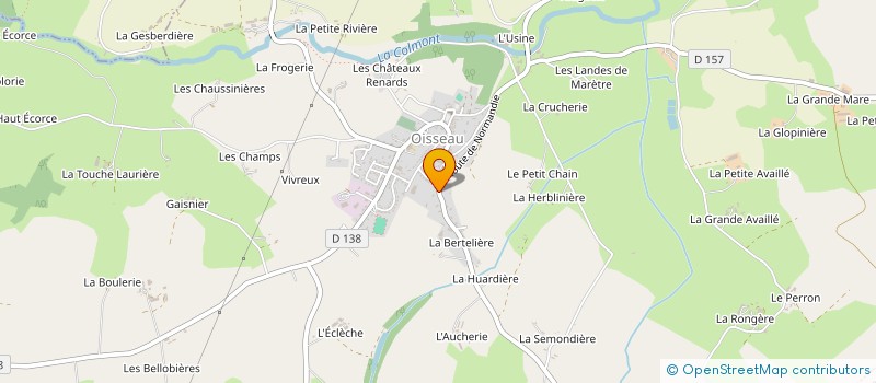 localisation de l'entreprise MONSIEUR ANNETTE BERCON  OISSEAU