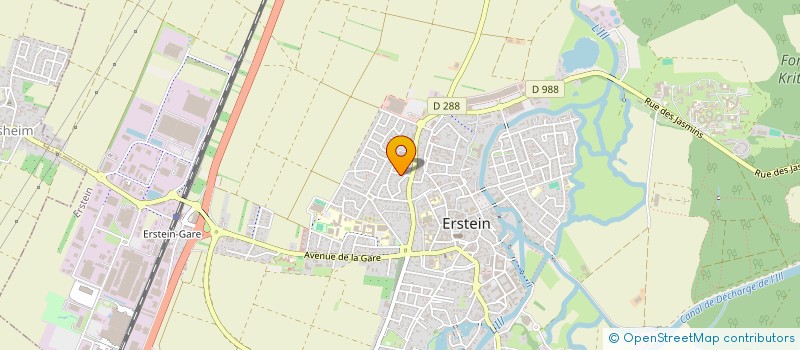 localisation de l'entreprise MONSIEUR ANNICET MOUNTARO  ERSTEIN