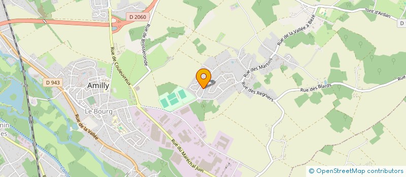 localisation de l'entreprise MONSIEUR ANNICK BOURGEOIS à AMILLY