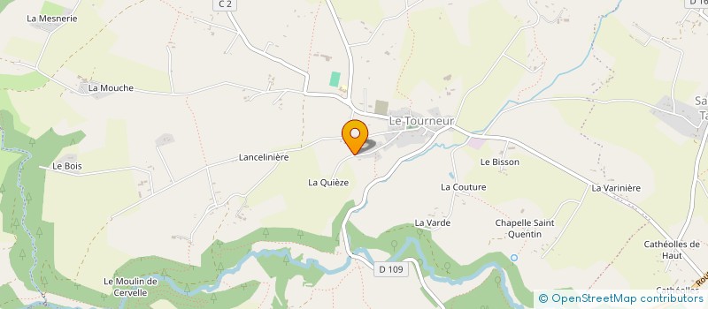 localisation de l'entreprise MONSIEUR ANNICK FREMONT  VALDALLIERE